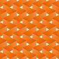 Paper ribbon seamless pattern. Orange vector illustration Royalty Free Stock Photo