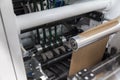Paper rolling machine Royalty Free Stock Photo