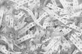 Paper scrap of dot matrix printer paper tear off edges Royalty Free Stock Photo