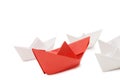 Paper ships Royalty Free Stock Photo