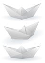 Paper ships Royalty Free Stock Photo