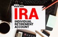 Paper with Simplified Employee Pension Individual Retirement Arrangement SEP IRA on a table