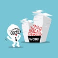 Paper Stack Work Load Royalty Free Stock Photo