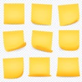 Paper sticky memo notes Royalty Free Stock Photo