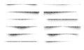 A set of stipple gradient shadow from paper sheet