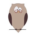 Paper surpried owl