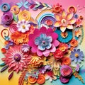 Paper Symphony: A Vibrant and Creative Scrapbooking Masterpiece