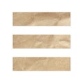 Paper tag set. Close up of a piece of note paper on a white background Royalty Free Stock Photo