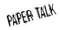 Paper Talk rubber stamp