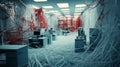 Paper Tangled Room: Zombiecore Computer Art Inspired By Marko Manev