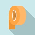 Paper tape scotch icon, flat style Royalty Free Stock Photo