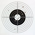 Paper target. Royalty Free Stock Photo