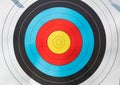 Paper target closeup Royalty Free Stock Photo
