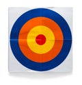 Paper Target Royalty Free Stock Photo