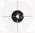 Paper target for shooting practice