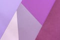 Paper texture background, abstract geometric pattern of pink purple violet colors for design. Royalty Free Stock Photo