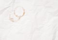 Paper texture with spot from coffee Royalty Free Stock Photo