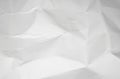 Paper texture. White crumbled paper background pattern - image