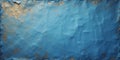 Paper Textured in Beige to Blue with a Weathered, Cracked Surface Creating a Rough, Uneven Rustic Pattern