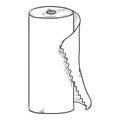 Paper Towel Roll. Vector Illustration