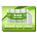 Paper Towels Creative Promotional Poster Vector