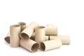 Paper tube of toilet paper