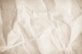Paper vintage background. Recycle brown paper crumpled texture, Old paper surface for background Royalty Free Stock Photo