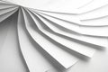 Paper white pattern curve background design Royalty Free Stock Photo