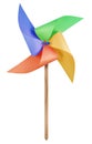 Paper windmill pinwheel - Colorful Royalty Free Stock Photo