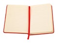 Paperbook with red ribbon Royalty Free Stock Photo