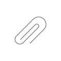 paperclip office school icon