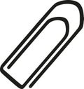 Paperclip office vector