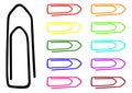 Paperclips collection, set