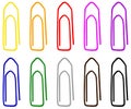 Paperclips collection, set