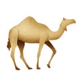 Papercut Camel Recycled Paper Royalty Free Stock Photo