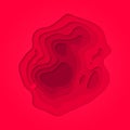 Papercut purple multi layer gradient background