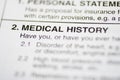 Paperwork #1 - Medical History