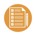 Paperwork list Vector Icon which can easily modify or edit