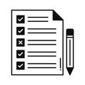 Paperwork list Vector Icon which can easily modify or edit