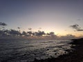 Paphos beach front during afternoon time Royalty Free Stock Photo