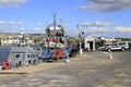 Military ships in harbour of Paphos