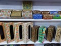 Papier mache boxes for sale. Goa, India