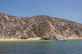 Papillon catamaran at shoreline. Cabo San Lucas, Mexico Royalty Free Stock Photo