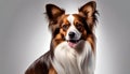 Papillon dog portrait. Very cute Royalty Free Stock Photo