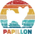 Papillon vintage retro