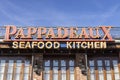 Pappadeaux Seafood Kitchen Louisiana style restaurant. Pappadeaux is part of the Pappas chain of restaurants Royalty Free Stock Photo