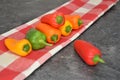 Paprika bell peppers Royalty Free Stock Photo