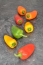 Paprika bell peppers Royalty Free Stock Photo