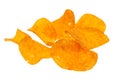 Paprika chips isolated Royalty Free Stock Photo