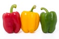 Paprika is a cultivar of the species Capsicum annuum paprika yield different colors, including red, yellow, orange and green Royalty Free Stock Photo